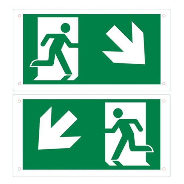 Set pictograms downstairs for bulkheads - 2 stickers