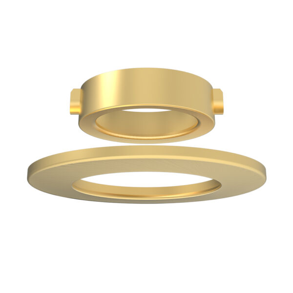 Brushed gold bezel for Led spot CCT+powerswitch