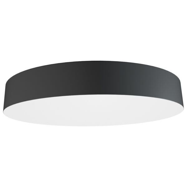 Black Multi 3CCT led plafonnière 11W/16W 3000K-6000K >120Lm/w CRI>80 PF>0,90 Flash-Free with EMG unit 3h battery Ø360x72mm IK08 IP55