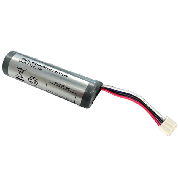 LiFePO4+NTC rechargeable battery 3.2V 1500mAh with 3-wire NTC connector flat