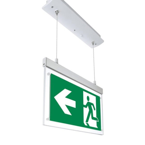 Pendant Recessed Led 2W emg fixture M-maintained ST-testbutton 3 hours LiFePo4 battery 3.2V 1500mAh IP20