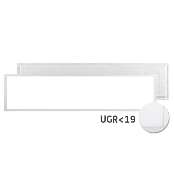 UGR19 Back-lit 3CCT led panel 32W 3000K-6000K 4000Lm 1195x295x32mm PF>0,95 CRI>80 Philips CertaDrive IP40